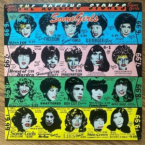 The Rolling Stones Some Girls Vinyl Record 1978 Orig 1ST Press Lucy Cover